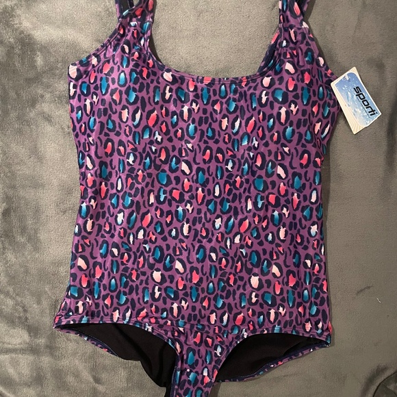 Leopard Chlorine Resistant Swimsuit - Picture 1 of 5
